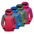 Lixada Waterproof Windproof Detachable Hooded Jacket for Women