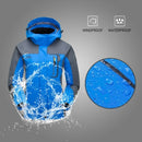 Lixada Waterproof Windproof Detachable Hooded Jacket for Women