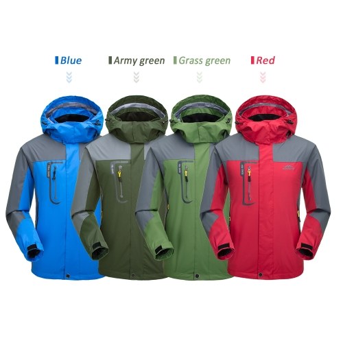 Lixada Waterproof Jacket Windproof Raincoat Sportswear