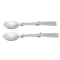 Lixada Pack of 2 Outdoor Foldable Stainless Steel Spoon