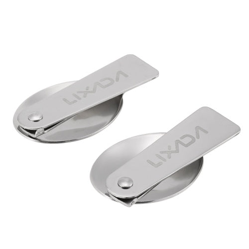 Lixada Pack of 2 Outdoor Foldable Stainless Steel Spoon