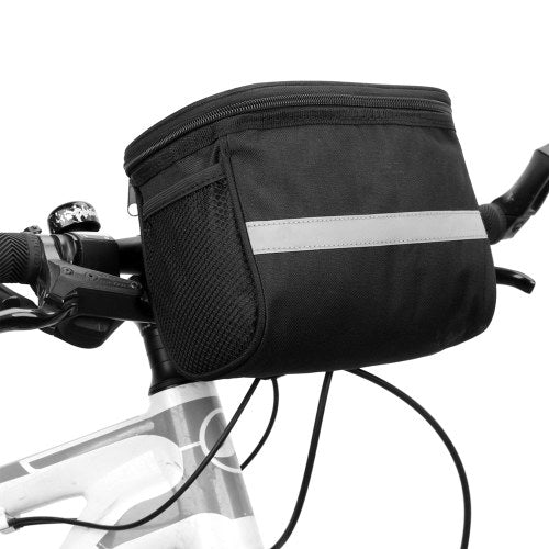 Bicycle Insulated Front Bag with Reflective Strip