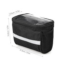 Bicycle Insulated Front Bag with Reflective Strip