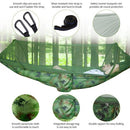 Portable Outdoor Camping Hammock with Mosquito Bugs Net