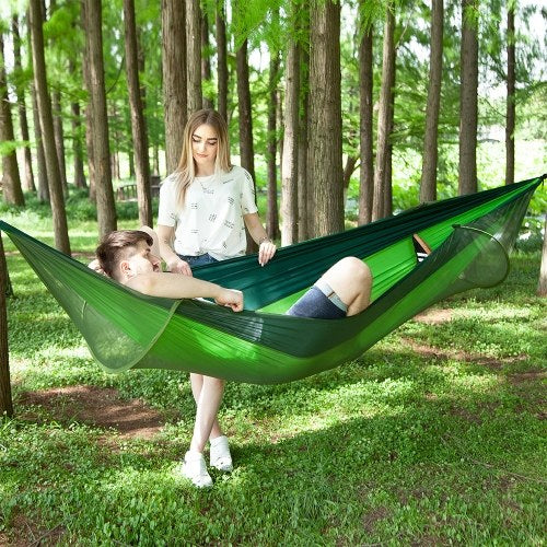 Portable Outdoor Camping Hammock with Mosquito Bugs Net