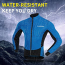 Lixada Winter Thermal Polar Fleece Men's Windproof Cycling Jacket