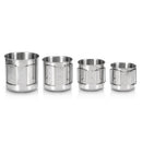 Pack of 4 Stainless Steel Cups Set