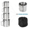 Pack of 4 Stainless Steel Cups Set