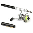 1M / 1.4M Pocket Collapsible Fishing Rod Reel Combo