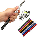 1M / 1.4M Pocket Collapsible Fishing Rod Reel Combo