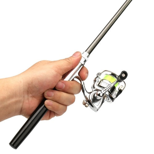 1M / 1.4M Pocket Collapsible Fishing Rod Reel Combo