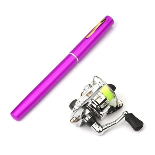 1M / 1.4M Pocket Collapsible Fishing Rod Reel Combo