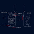 DTNO.I Practical 3 in 1 IP01 Outdoor Walkie Talkie