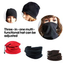 Fall Winter Unisex Polar Fleece Neck Warmer 3 in 1 Multifunctional Scarf