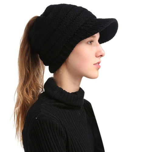 Winter Women Girl Soft Warm Knitted Thicken Hat