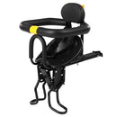 Safety Child Bicycle Seat Bike Front Baby Seat Kids Saddle with Foot Pedals Support Back Rest for MTB Road Bike