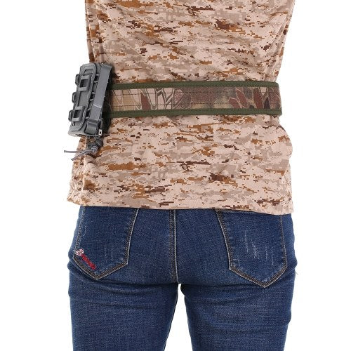 2IN Hunting Belt Training Heavy Duty Waist Belt Outdoor Combat Utility Belt with Quick Release Buckle