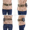 2IN Hunting Belt Training Heavy Duty Waist Belt Outdoor Combat Utility Belt with Quick Release Buckle