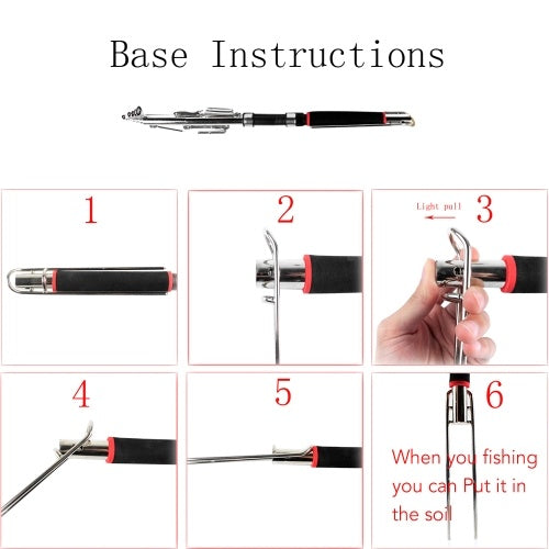 1.5/1.8/2.1/2.4/2.7m Automatic Fishing Rod