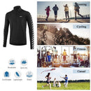 Men's Athletic Quick Dry Long Sleeve Pullover Shirt