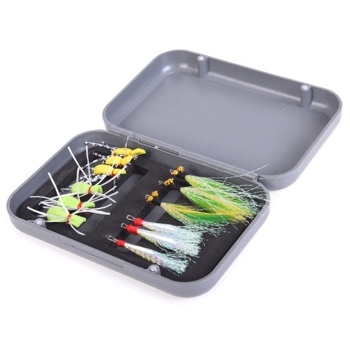 12pcs Fly Fishing Lure with Waterproof Box