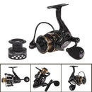 Spinning Fishing Reel 13BB + 1 Bearing Balls Metal Spinning Reel Boat Rock Fishing Wheel with with Extra Spool