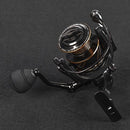 Spinning Fishing Reel 13BB + 1 Bearing Balls Metal Spinning Reel Boat Rock Fishing Wheel with with Extra Spool