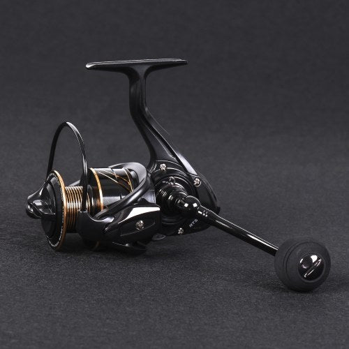 Spinning Fishing Reel 13BB + 1 Bearing Balls Metal Spinning Reel Boat Rock Fishing Wheel with with Extra Spool