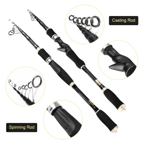 1.8m 2.1m 2.4m 2.7m Spinning/Casting Fishing Rod