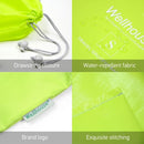 Pack of 3 Ditty Bags Outdoor Travel Water Resistant Drawstring Dry Sacks Stuff Bags