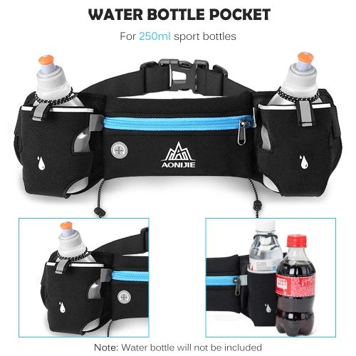 Multifunctional Waist Bag Ultra Light Waist Pouch Waterproof Gym Phone Holder Cellphone Pouch Waist Bag Running Band Outdoor Running Hydration Belt Riding Bag Women Men Sport Bag Fitness Equipment Fitness Workout Belt Sport Waist Pack Exercise Waist Bag