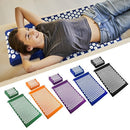 Acupuncture Mat Pillow Set Acupressure Mat Cushion Massage Pillow Pad