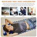 Acupuncture Mat Pillow Set Acupressure Mat Cushion Massage Pillow Pad