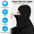 Breathable Windproof Face Cover with Pocket Men Women Reflective Face Mask Warm Outdoor Neck Sleeve Autumn Winter Neck Scarf Sport Mask Motorbike Cycling Head Cap  for Cycling Skiing Motorbiking Climbing