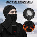 Breathable Windproof Face Cover with Pocket Men Women Reflective Face Mask Warm Outdoor Neck Sleeve Autumn Winter Neck Scarf Sport Mask Motorbike Cycling Head Cap  for Cycling Skiing Motorbiking Climbing