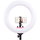 YB-RJ510 Rima Portable LED Photography Ring Light - Pink