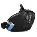 Portable  Bicycle Saddle Bag with Repair Tools Kits Waterproof Cycling Rear Seat Post Bag with 16 in 1 Bicycle Repair Multifunctional Tool Reflective Large Capacity Tail Rear Bag MTB Road Bike Bag Shockproof Bicycle Storage Bag Bike Accessories