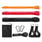 3 Packs Pull Up Assist Bands Set Resistance Loop Bands Powerlifting Workout Exercise Stretch Bands with Door Anchor Foam Handles Hooks and Carry Bag