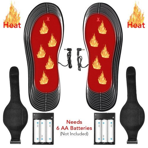 Electric Heating Insoles Electric Foot Warmer Washable Heating Insoles Cuttable Thermal Insoles