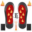 Electric Heating Insoles Electric Foot Warmer Washable Heating Insoles Cuttable Thermal Insoles