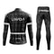 Lixada Cycling Clothing Set Windproof Long Sleeve Bicycle Jersey Jacket 3D Padded Pants Outdoor Cycling Running Sports Jacket Activewear Sportswear