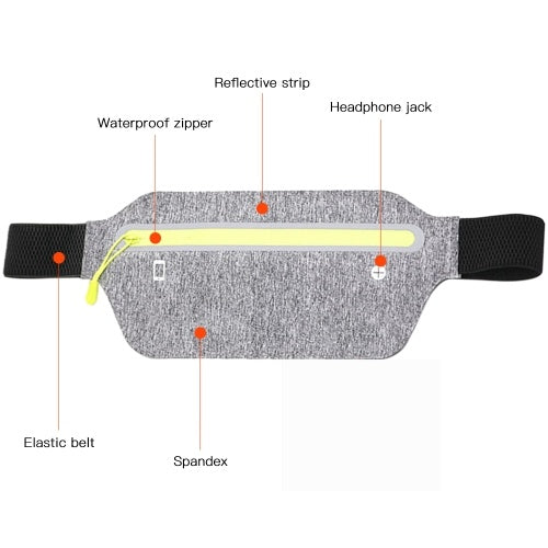 Multifunctional Waist Belt Ultra Light Waist Pouch Waterproof Waist Bag Outdoor Running Bag Riding Bag Women Men Sport Waist Pack