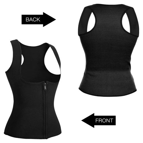 Women Neoprene sauna vest waist training device