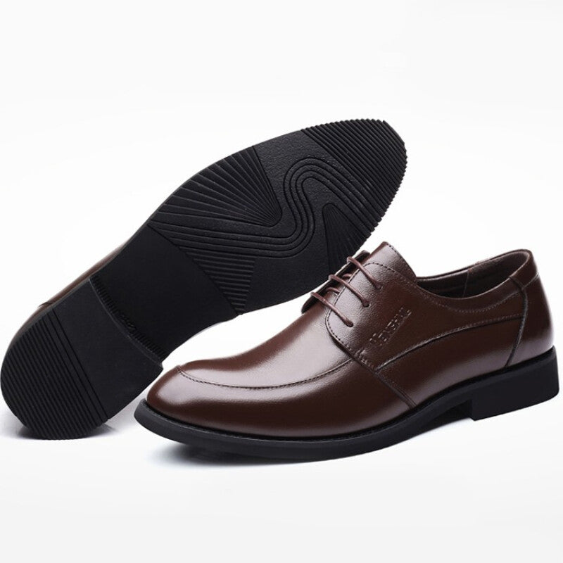 YONGHENGMEILI Leather Shoes - Brown