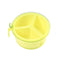 Yinno Creative Premium Plastic Seal Grid Starch Box - Yellow