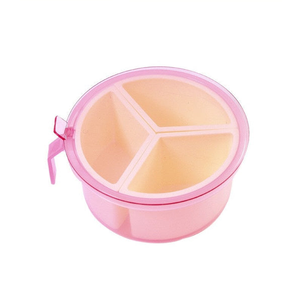 Yinno Creative Premium Plastic Seal Grid Starch Box - Pink