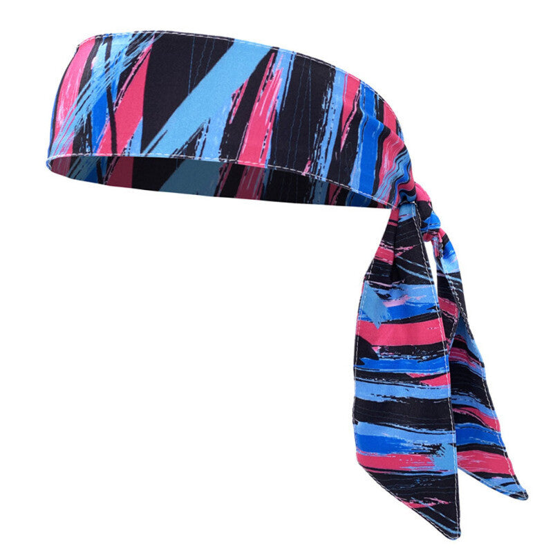 Yoga Anti-Perspirant Hair Fitness Headband - Multicolor