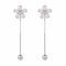 Yoursfs Premium Non Pierced Dangle Earrings - White