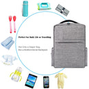 ZY Multi-Function Waterproof Premium Backpack - Grey