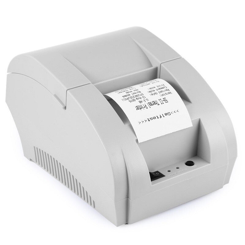 Zj-5890K Premium Mini Thermal Printer - White